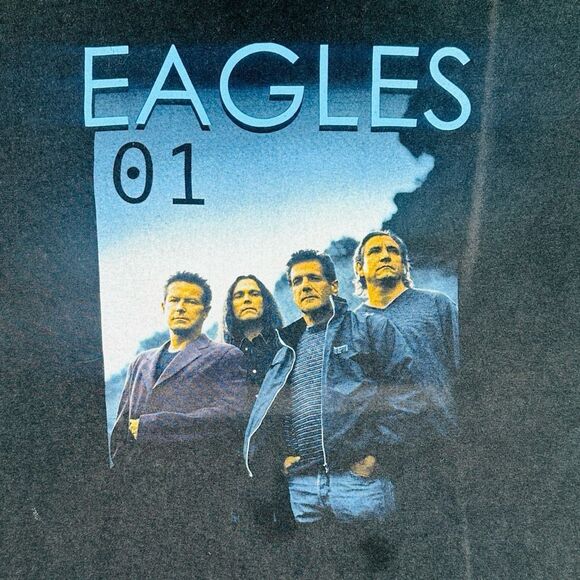 Vintage Anvil 2001 The Eagles Invesco Field @ Mile High Denver Tee - Size XL - Picture 2 of 5